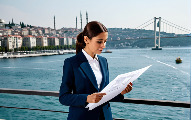 세일즈 퍼널에서의 소셜 프루프 전략 - Professional Architect**
"A professional female architect in a stylish, tailored business suit, rev...